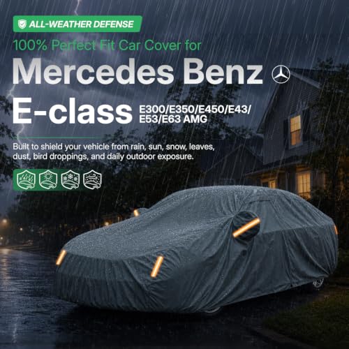 Waterproof Heavy Duty Car Cover Custom Fit Mercedes Benz E