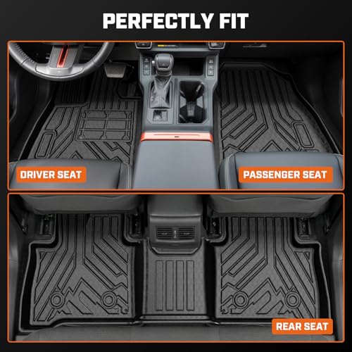 Mixsuper Floor Mat & Cargo Liner for Toyota RAV4 Hybrid 2026