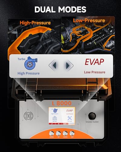 L8000 EVAP&Turbo High Pressure Automotive Smoke Machine Leak Detector