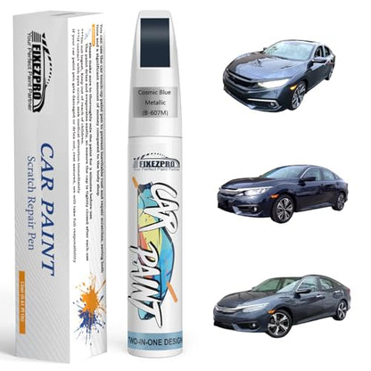 B 607M Cosmic Blue Metallic Car Touch Up Paint for Honda