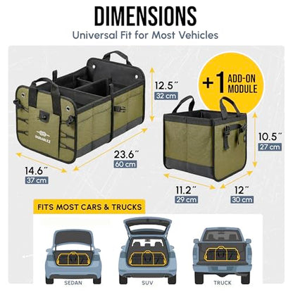 Large Car Trunk Organizer