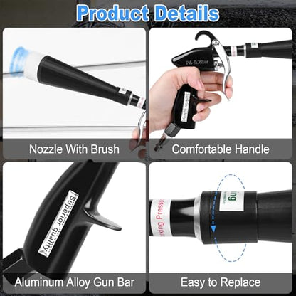 Air Blow Gun Car Detailing Dry Cleaning Gun High Pressure Cleaning Tool