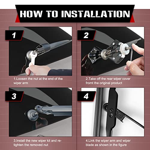 Rear Windshield Wiper Arm Blade