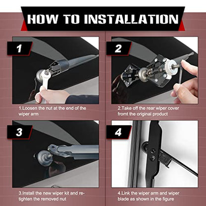 Rear Windshield Wiper Arm Blade