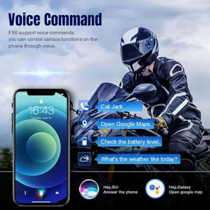 FX6 Motorcycle Bluetooth Headset