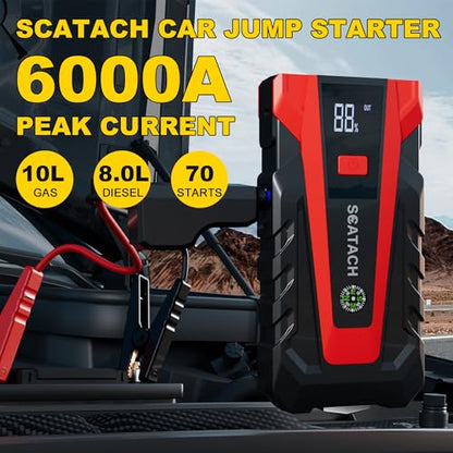6000A Car Battery Jump Starter