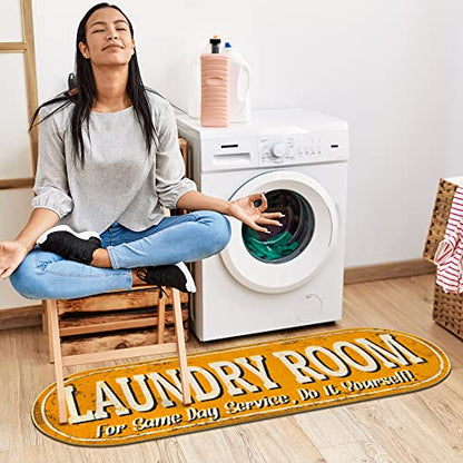20" x 59" Oval Laundry Room Rug