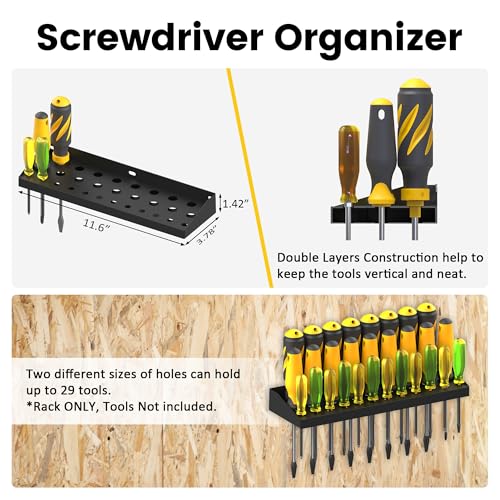 Wall Mount Hand Tool Storage Set