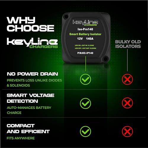 Dual Battery Isolator Kit 12V