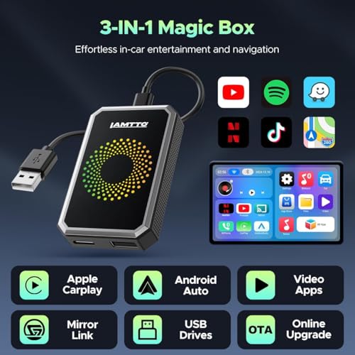Wireless Carplay Adapter for Streaming Net