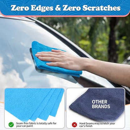 Shop Towels Microfiber Cleaning Cloth Bulk (200 Count)