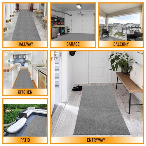 2'7" x 44' Hallway Runner with Scraper Pile