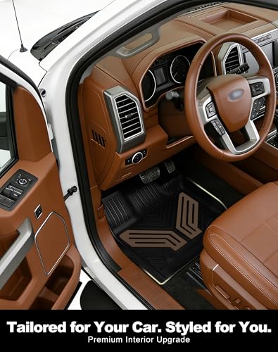 2 Piece Front TPE Floor Mats for Ford F
