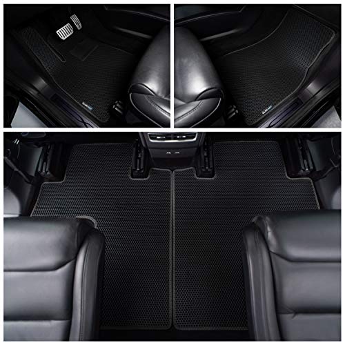 All Weather Car Floor Mats Compatible with Tesla Model X 2016