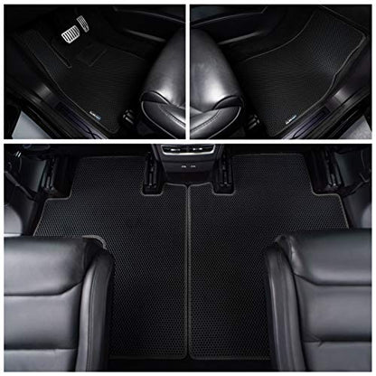 All Weather Car Floor Mats Compatible with Tesla Model X 2016