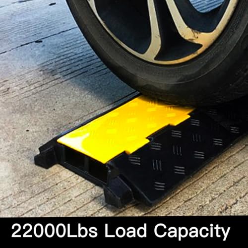 Foldable 2 Channel Rubber Cable Protector