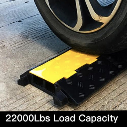 Foldable 2 Channel Rubber Cable Protector