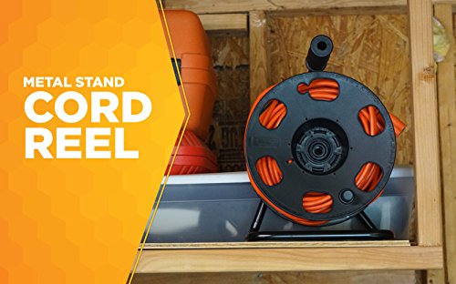 Heavy Duty Metal Extension Cord Reel Stand