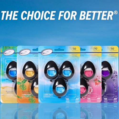 Car Air Freshener Vent Clip 3 Count (6 Count)