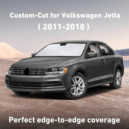 Windshield Sunshade Compatible for Volkswagen VW Jetta 2011