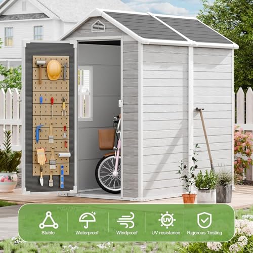 6x4 Resin Outdoor Storage Shed