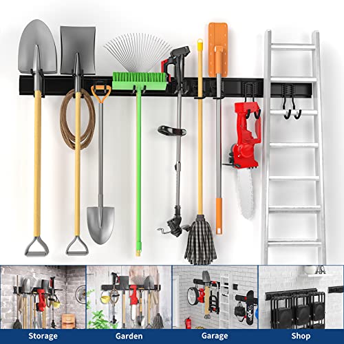 64" Wall Mount Tool Storage Rack (15 Count)