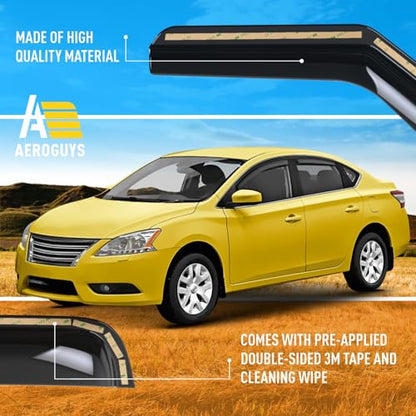 Extra Durable Window Deflectors in (4 Count)