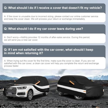 10 Layers SUV Car Cover Custom Fit for Audi Q7