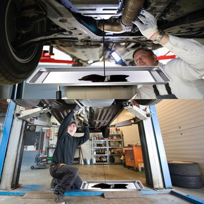 2 Pcs Under Car Oil Pans for Changing Oil