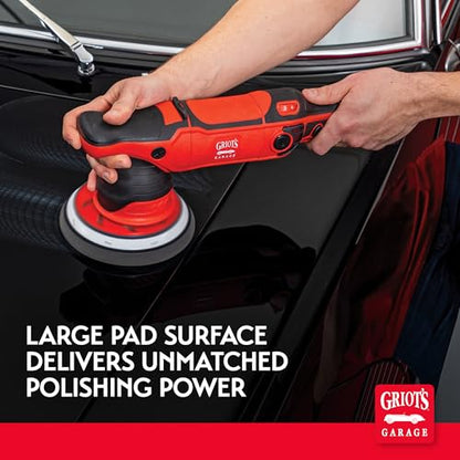 6.5" Black Foam Finishing Pads for Car Polishing and Detailing (2 Count)