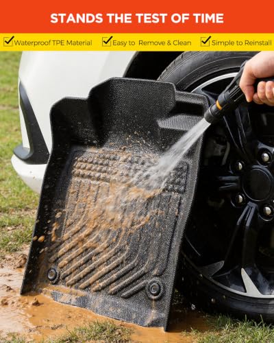 Floor Mats Cargo Liner for Honda Civic Hatchback 2022 (9 Count)