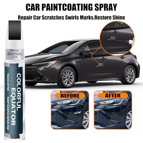 218 Attitude Midnight Black Metallic Touch Up Paint for Toyota