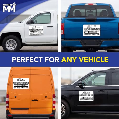 Custom Car Magnet 12x18 Inch 2 Pack