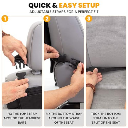 Car Kick Mats Back Seat Protector (2 Count)