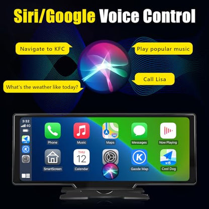 Portable Carplay Screen for Car 9.28" Carplay & Android Auto Car Touch Stereo