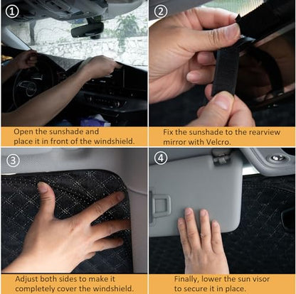 Car Windshield Sun Shade for Subaru Forester SUV 2019