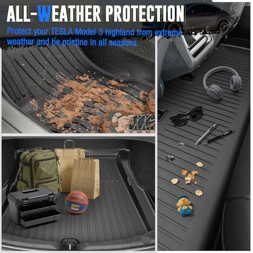 2026 Tesla Model 3 Floor Mats (6 Count)