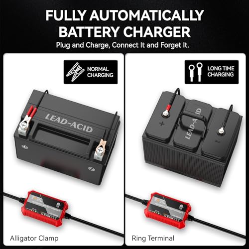 2 Pack] FOVAL Fully Automatic Trickle Charger (2 Count)