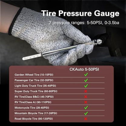 80 pcs Universal Tire Repair Kit with Plugs Heavy Duty Professional