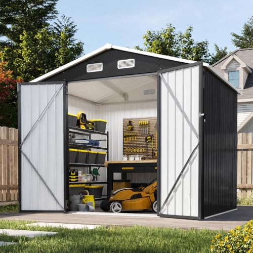 8x6 FT Shed Outdoor Storage Shed