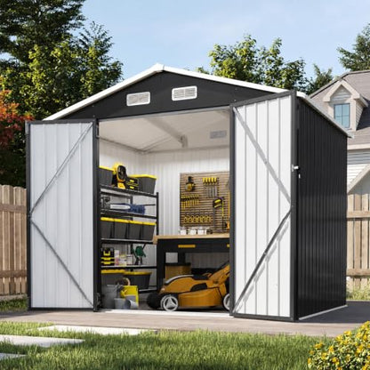 8x6 FT Shed Outdoor Storage Shed
