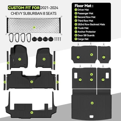 Floor Mat Set for 2021