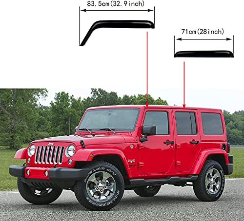 Window Visors Rain Guards for 2007 (4 Count)