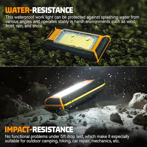 2 Pack Rechargeable LED Work Light (2 Count)