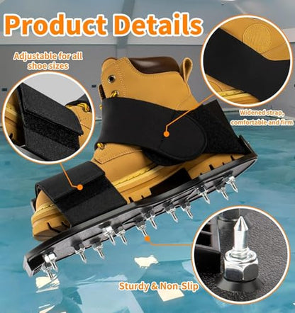 Epoxy Floor Spiked Shoes Fully Assembled Gunite Spiked Shoes with 3