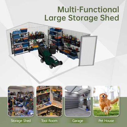 10x12 FT Outdoor Storage Shed