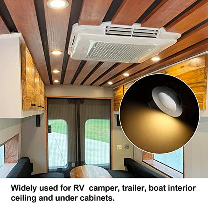 12V LED RV Puck Lights (6 Count)