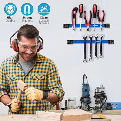 6 Pieces 12" Magnetic Tool Holder Strip (6 Count)