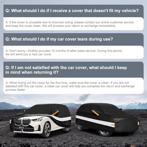 10 Layers SUV Car Cover Custom Fit for BMW X3