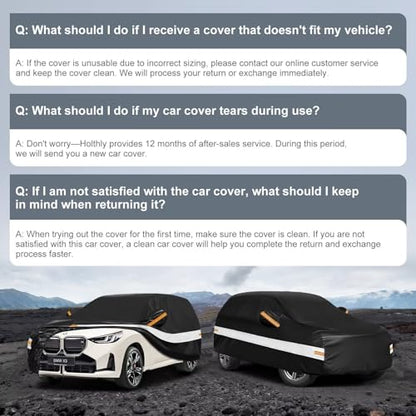 10 Layers SUV Car Cover Custom Fit for BMW X3